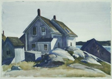 Edward Hopper œuvres - maison au fort gloucester Edward Hopper